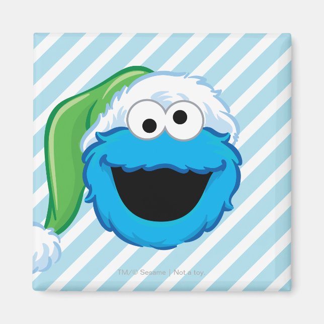 Holiday Cookie Monster Magnet (Front)