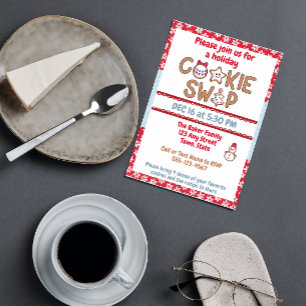 Holiday Cookie Swap Invitation