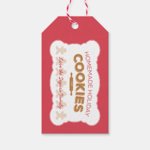 Holiday Cookies Christmas Gift Tags