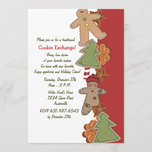 Holiday Cookies - Cookie Exchange Invitation