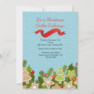 Holiday Cookies Exchange Invitation