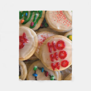 Holiday cookies fleece blanket