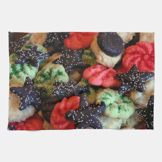 Holiday Cookies Tea Towel (Horizontal)