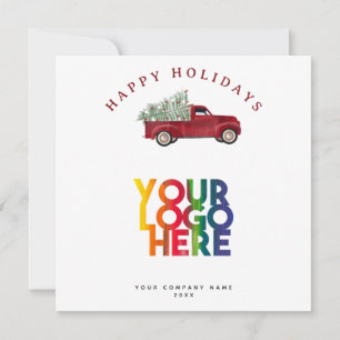 Holiday Corporate Business Logo Christmas Tree