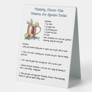 Holiday Cranberry Moscow Mule Signature Cocktail