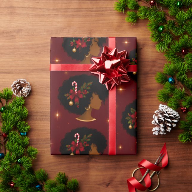 Holiday Crown Wrapping Paper  (Holiday Gift)
