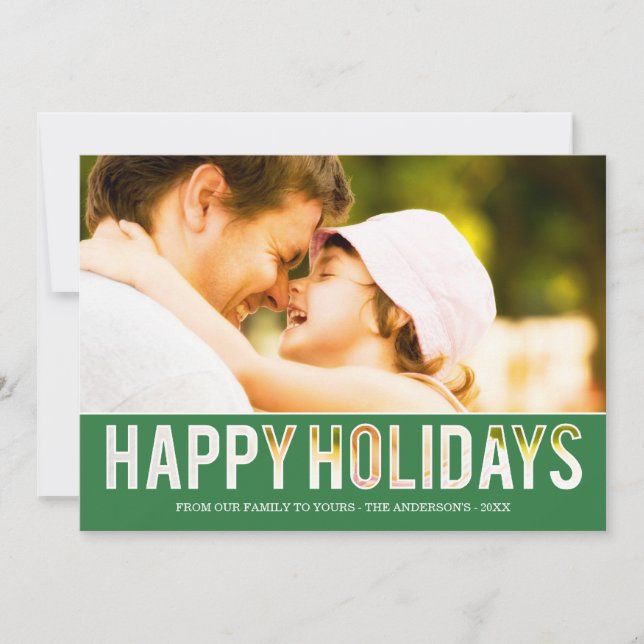 HOLIDAY CUT OUT | HOLIDAY PHOTO CARD (Front)