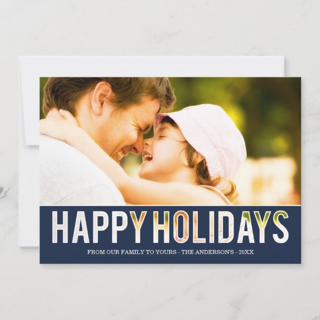 HOLIDAY CUT OUT | HOLIDAY PHOTO CARD (Front)