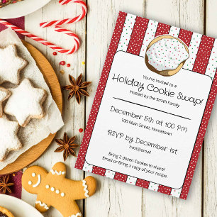 Holiday Cute Italian Cookies Invitation