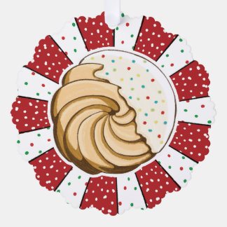 Holiday Cute Italian Cookies Tree Decoration Card