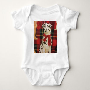 Holiday Dalmatian Baby Bodysuit