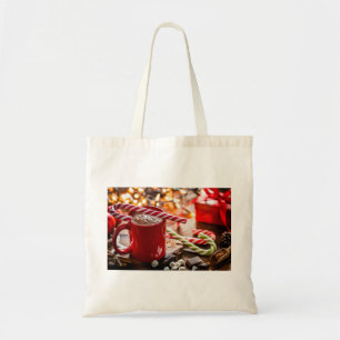 Holiday December 25th White House Christmas Lights Tote Bag