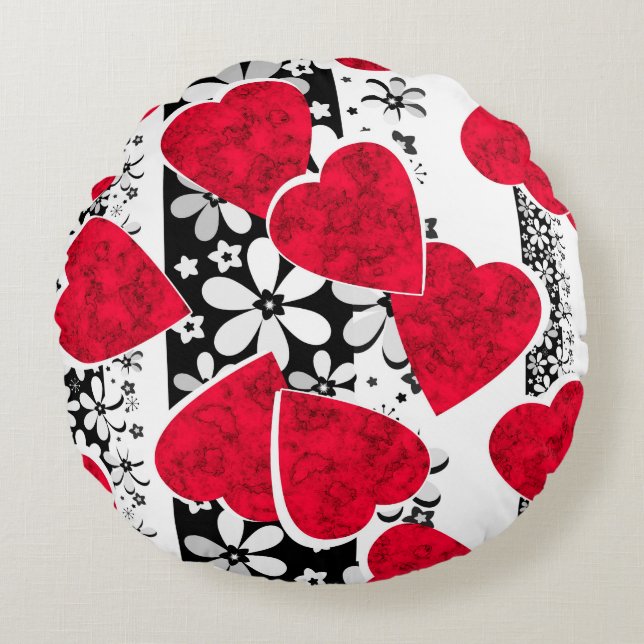 Holiday decor round cushion (Front)