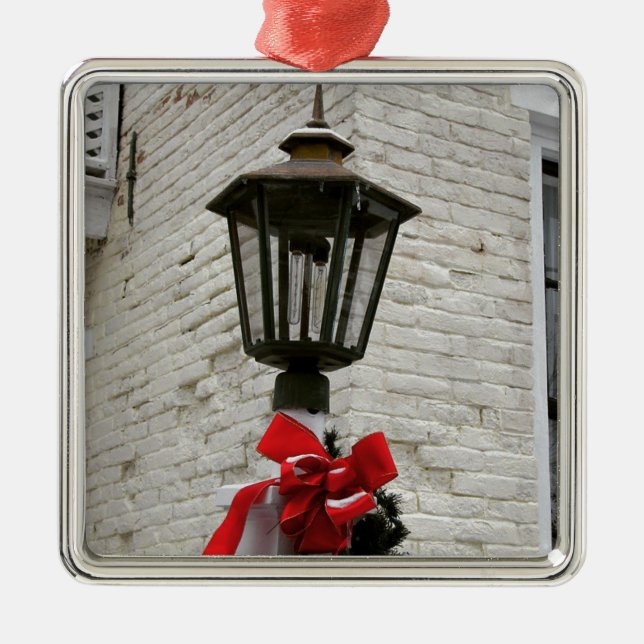 Holiday Decorated Pella, Iowa Metal Tree Decoration (Front)