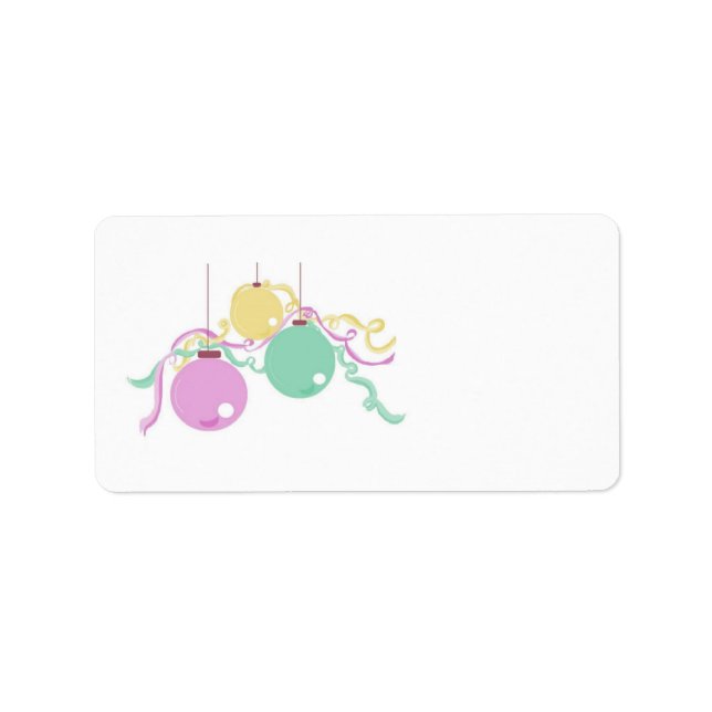 Holiday Decorations Label (Front)