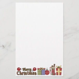 Holiday Decorations Stationery