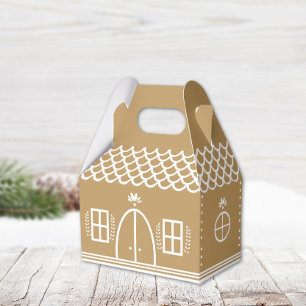 Holiday Decorative Icing Gingerbread Cookie  Favour Box