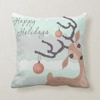 Holiday Deer Pillow