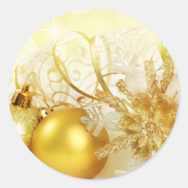 HOLIDAY DESIGN  ENVELOPE SEAL STICKERS (Front)