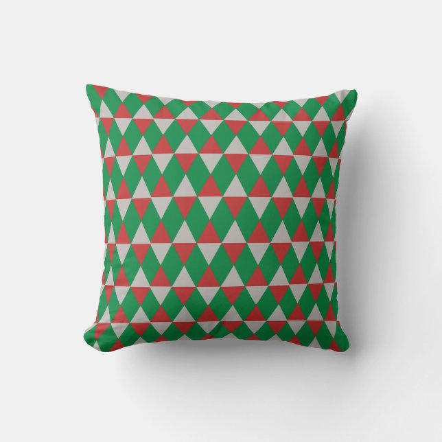 Holiday Diamonds Cushion (Front)