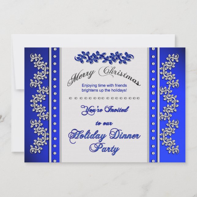 Holiday Dinner Party Invitation (Front)