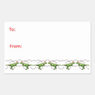 Holiday Dinosaurs Holiday Sticker