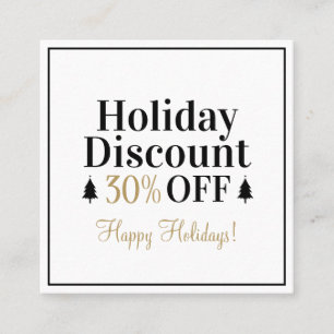 Holiday Discount Card