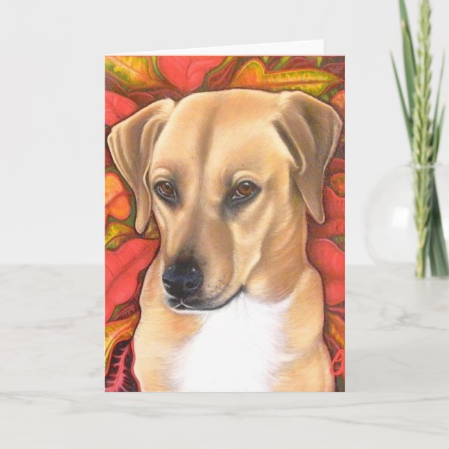Holiday doggie card. card (Front)