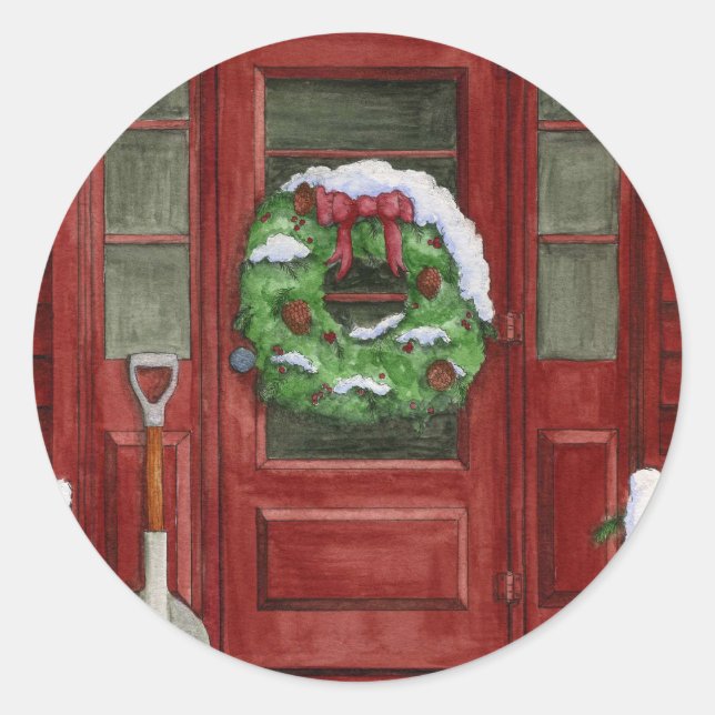 Holiday Door Sticker (Front)