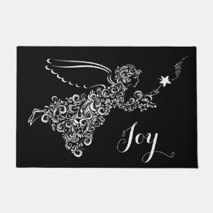 Holiday Doormat-Angel Doormat