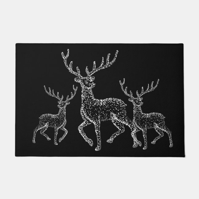 Holiday Doormat-Deer Doormat (Front)
