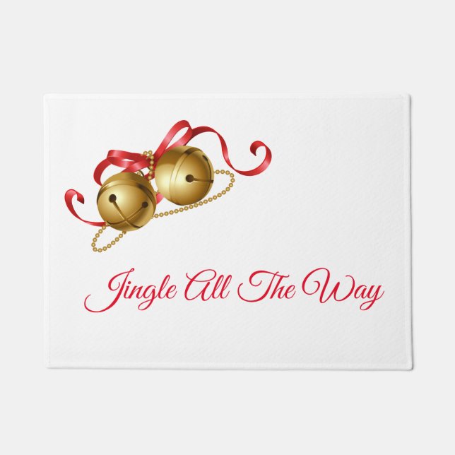 Holiday Doormat-Jingle Bells Doormat (Front)