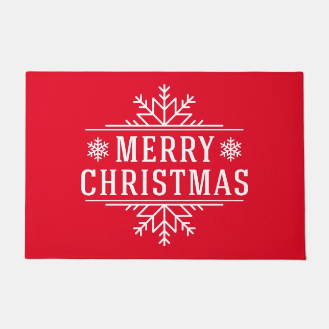 Holiday Doormat-Merry Christmas Doormat (Front)