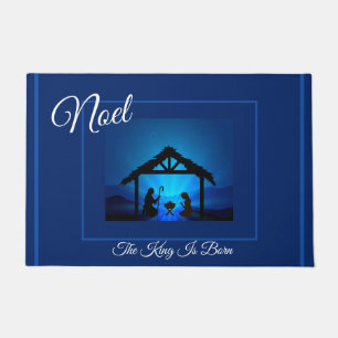 Holiday Doormat-Noel Manger Scene Doormat