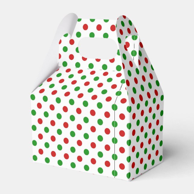 Holiday Dots Favour Box (Front Side)