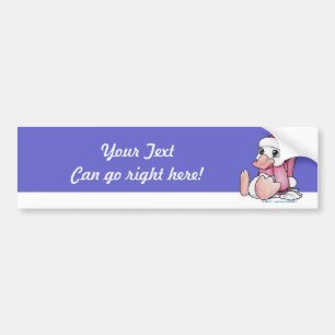 Holiday Ducky Bumper Sticker