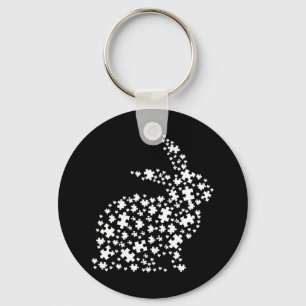 Holiday Easter, Happy Easter, Easter basket, Hare, Key Ring
