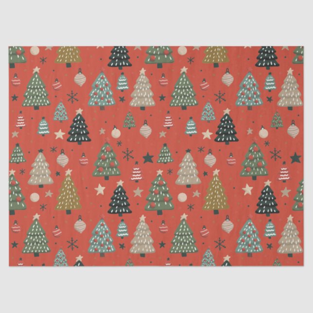 Holiday Echoes-Red Tissue Paper (Front)