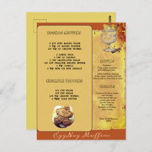 HOLIDAY EGGNOG MUFFIN RECIPE   Postcard