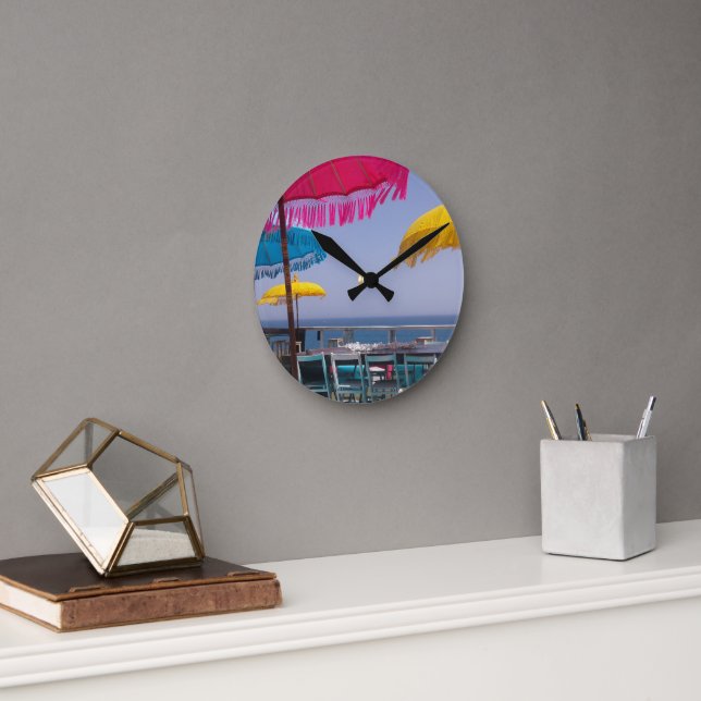 Holiday Electronics Bag Round Clock (Office)