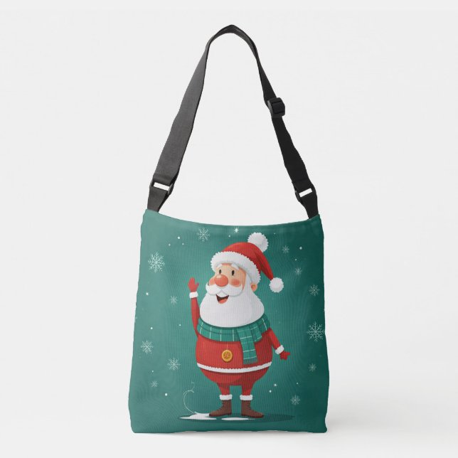  Holiday Elegance: Christmas Crossbody Bag (Front)