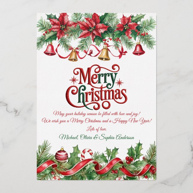 Holiday Elegant Soft Merry Christmas Party (Front)