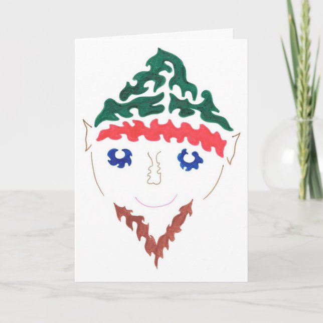 HOLIDAY ELF CARD (Front)