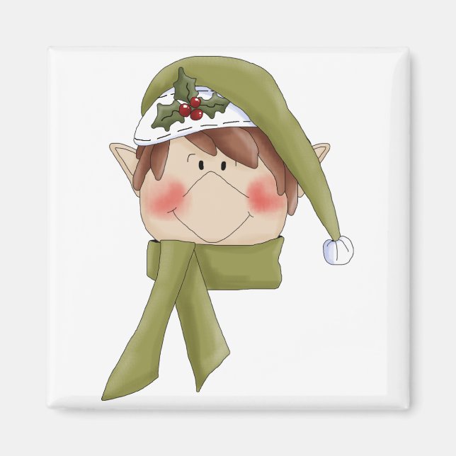 Holiday Elf T-shirts and Gifts Magnet (Front)