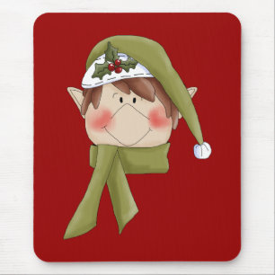 Holiday Elf T-shirts and Gifts Mouse Mat
