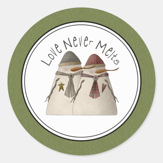 Holiday Envelope Seals Stickers (Front)