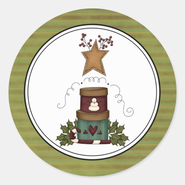 Holiday Envelope Seals Stickers (Front)