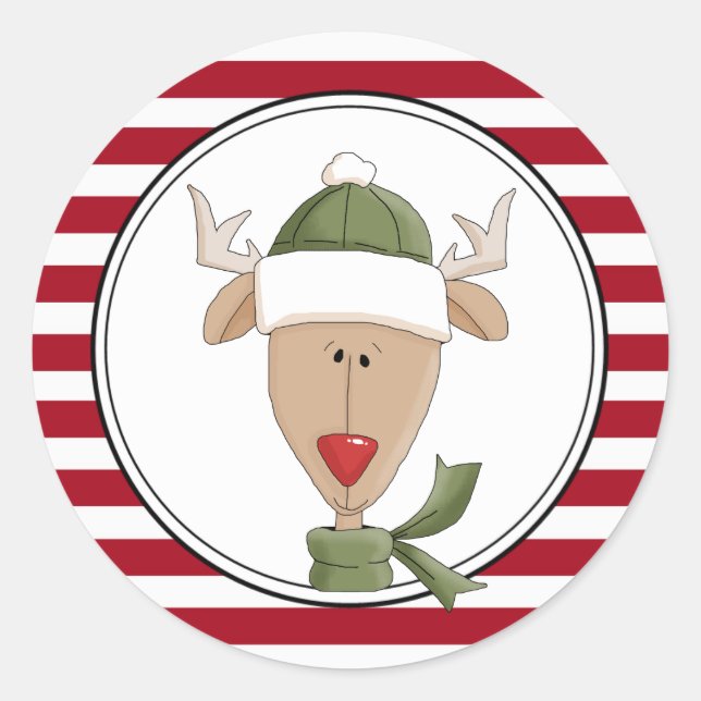 Holiday Envelope Seals Stickers (Front)