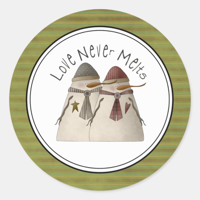 Holiday Envelope Seals Stickers (Front)