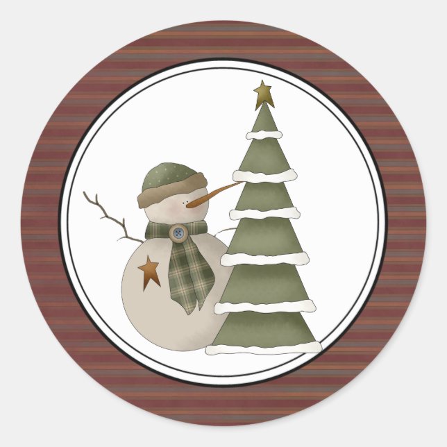 Holiday Envelope Seals Stickers (Front)